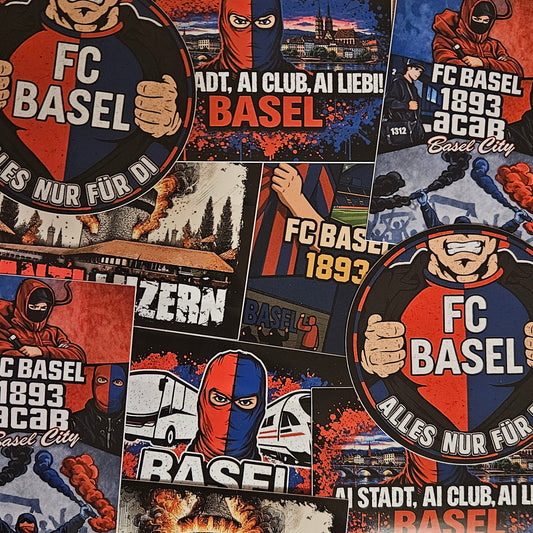 FC BASEL Sticker-Mix